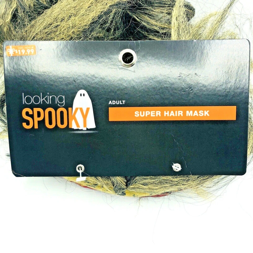 Halloween Mask Pirate Skull Long Hair Realistic Scary Costume Mask Hair New - Image 4 of 4