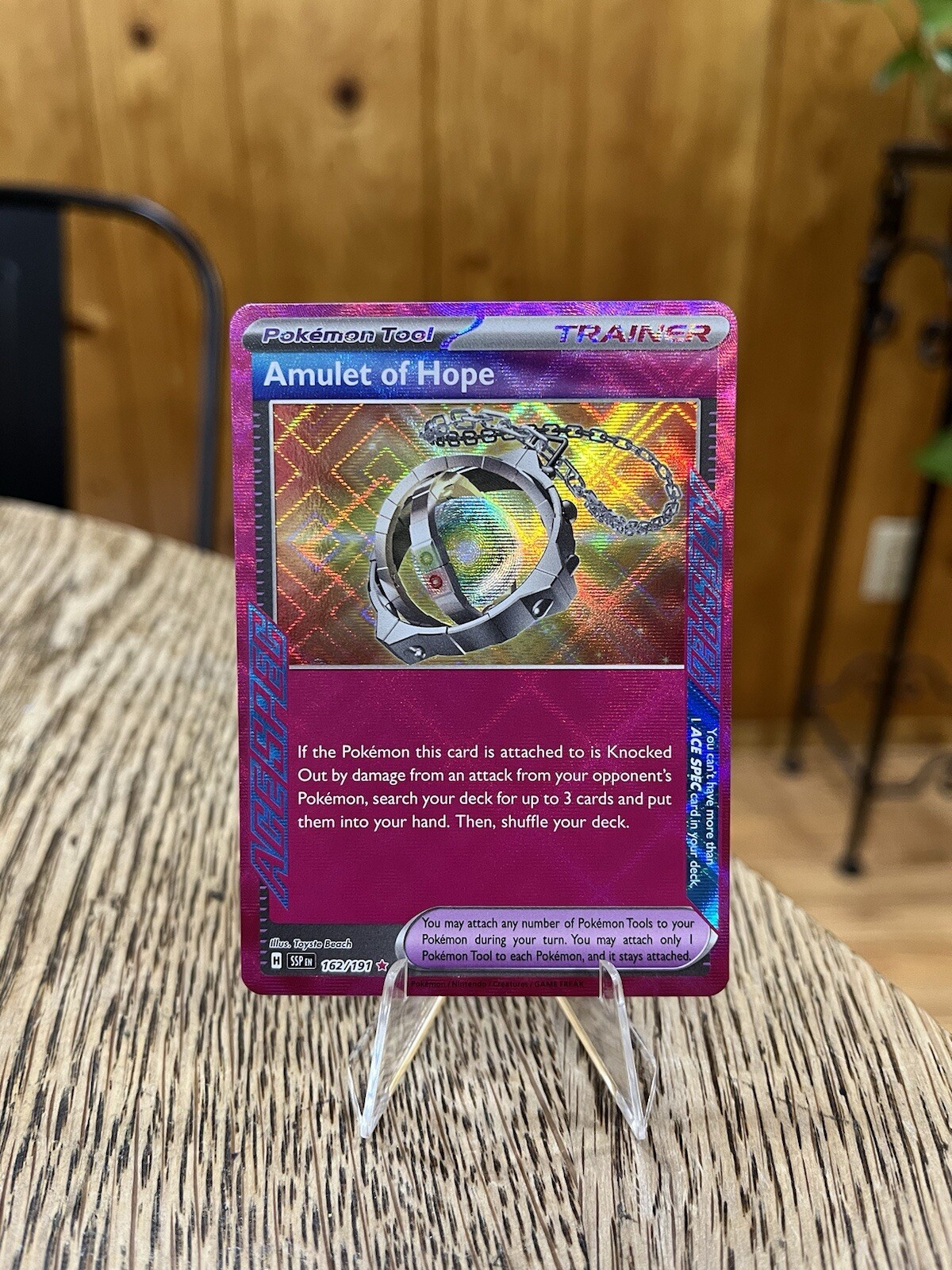 Amulet of Hope - 162/191 - Ace Spec - SV08: Surging Sparks - Pokemon TCG