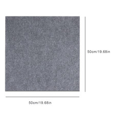 Carpet Tiles 4/20/40pcs 50x50cm Non-Slip Office Home Retail Flooring Rugs 5m²