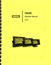 SIMRAD Cruise OWNER OPERATOR'S MANUAL