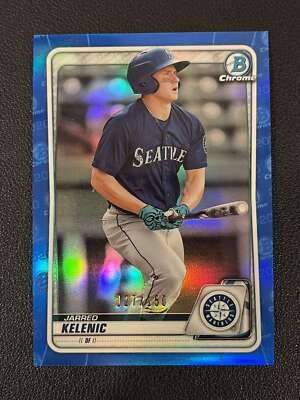 Jarred Kelenic 2020 Bowman Chrome Blue Refractor /150 BCP-212 Mariners