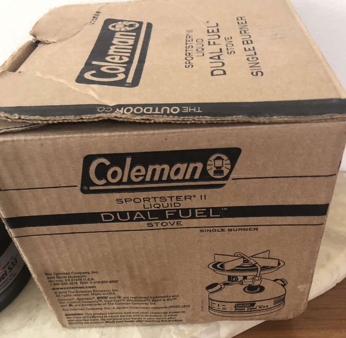 COLEMAN Sportster II #533 Dual Fuel Single Burner Camping COLEMAN Sportster II #533 Dual Fuel Single Burner Camping
