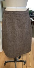 Vintage Pendleton Skirt Brown Hand Tailored Tag