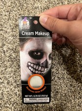 Happy Halloween Cream Makeup - White - 0.7oz - NEW