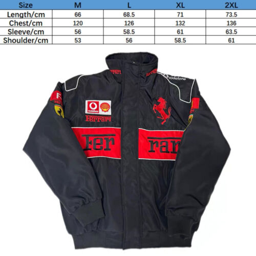 2025 Men Clothing Racing Team Motorcycle Zipper Jacket Sport Costume Winter Coat - Picture 11 of 14