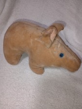 Steiff Pig w/button Vintage Hog 10