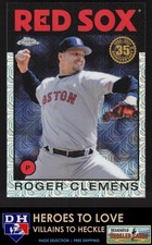 2021 Topps 1986 35th Anniversary Chrome Roger Clemens #86BC-40 Red Sox