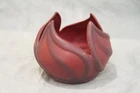 Vintage Signed Van Briggle Art Pottery Mulberry Lotus Tulip Planter Bowl Vase