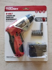 NEW Hyper Tough 4V Lithium-Ion Cordless Screwdriver Pivot Handle AQ70008G