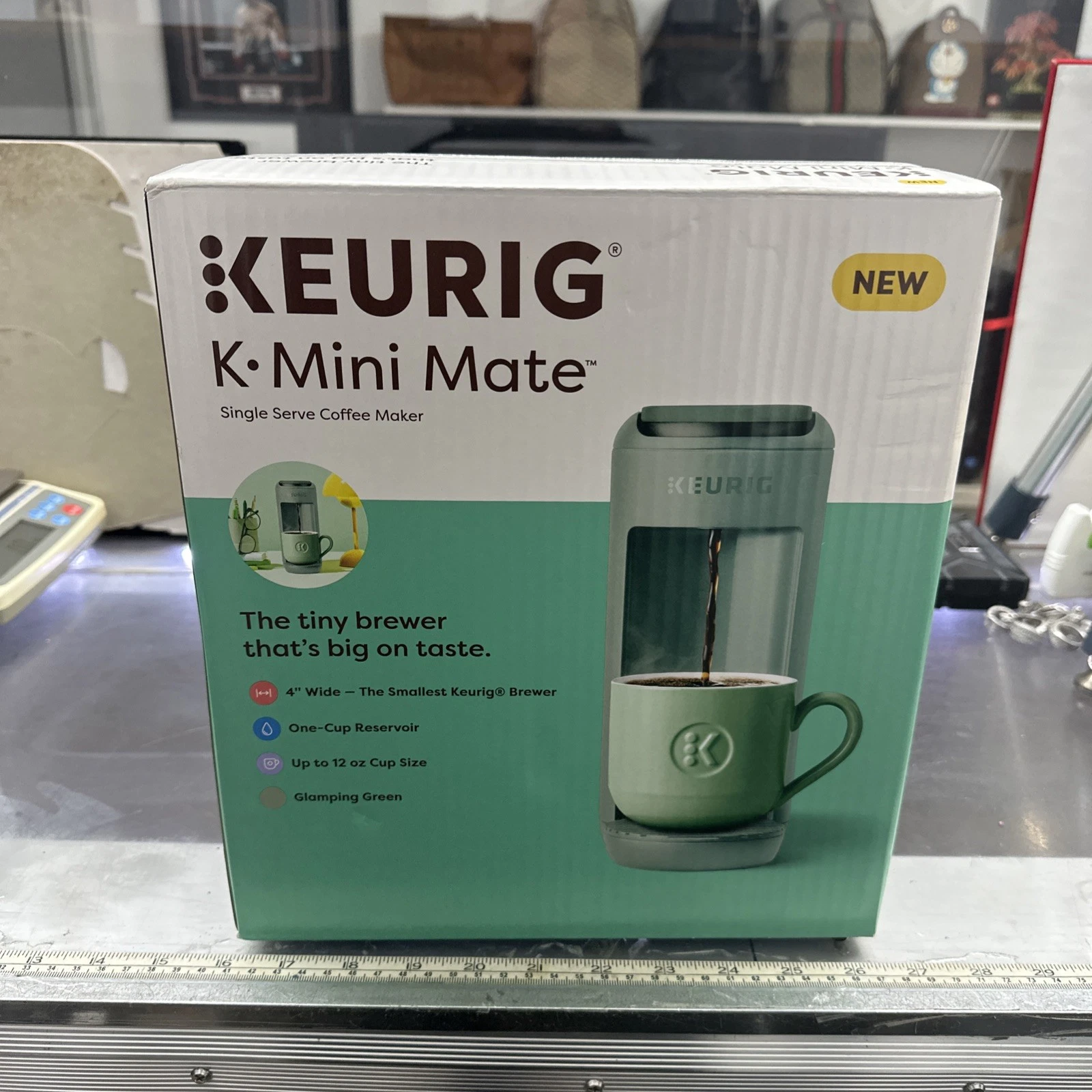 Coffee maker that brews up to 12 ounces of coffee; compact and portable,
Opens in a new window or ta