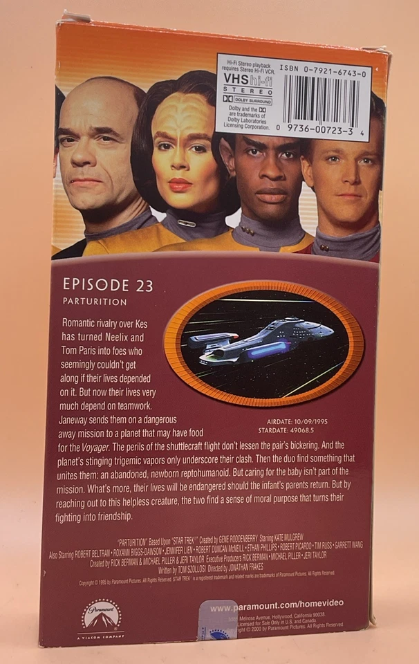 Star Trek - Voyager - Episode 23 - Parturition VHS 2000 **Buy 2 Get 1 Free** - Imagem 2 de 3