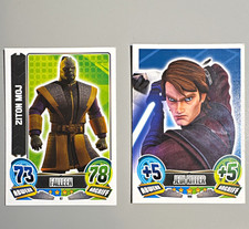 Topps Star Wars Force Attax Karten Deutsch Zi...