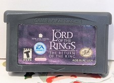 Nintendo  Gameboy Advanced The Lord Of The Rings The Return Of The King UNTESTED