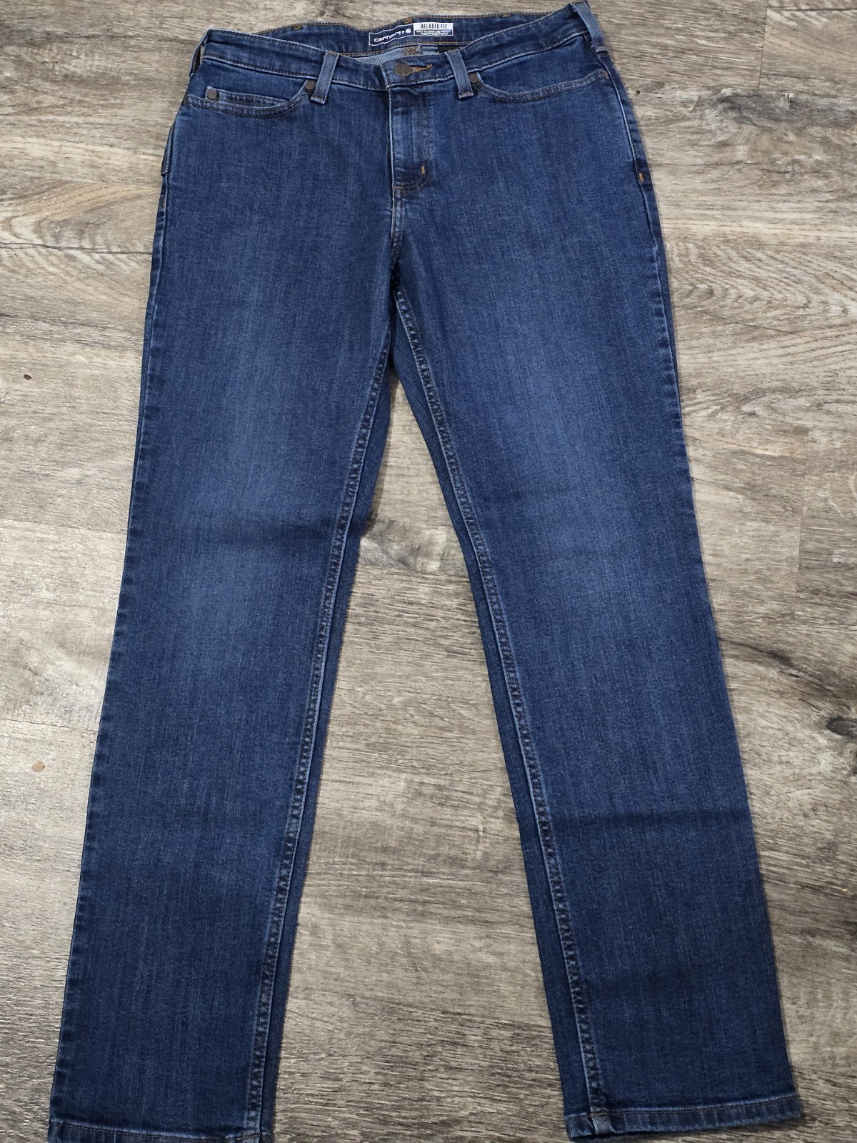 Blue Mid Rise Straight