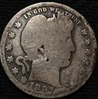 1897 0 Barber Silver Quarter
