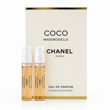 2 PC CHANEL COCO MADEMOISELLE EDP PERFUME SAMPLE SPRAY 1.5ML Genuine