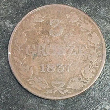 1837 Poland 3 Grosze- Exact Coin Shown #R153