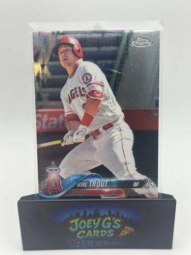 Mike Trout 2018 Topps Chrome #100 Los Angeles Angels