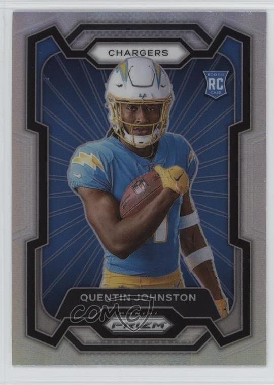 2023 Panini Prizm Rookie Variation Silver Prizm Quentin Johnston #307 k2y