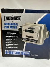 Roughneck Mechanical Fuel Meter, 4  20 GPM 1 in. Inlet/Outlet 50 PSI New Open Box