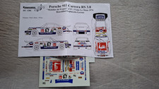 decals Porsche 911 Carrera RS Le Mans 1976 1/43