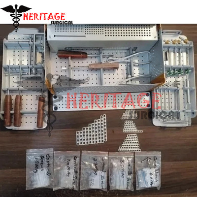 Veterinary Orthopedic Mini Micro Fragment System Set/kit 1.5/2.0/ 2.7/3.5/4.0mm