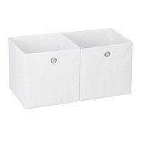 Aufbewahrungsbox Stoff Faltbox FüR Regal Stoffkiste Weiß Spielzeugbox Faltbar