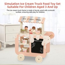 Simulation Ice Cream Truck Food Toy Set Suitable For Children Aged 3 And Up V2