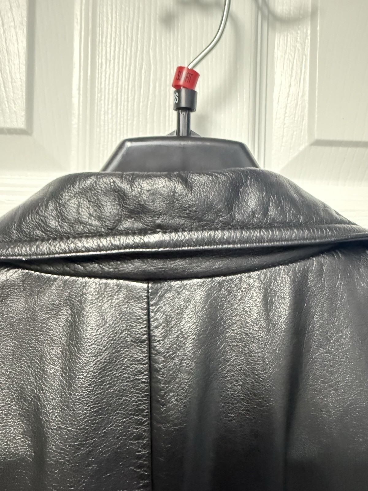 Wilsons maxima Leather Black Button Overcoat wome… - image 3