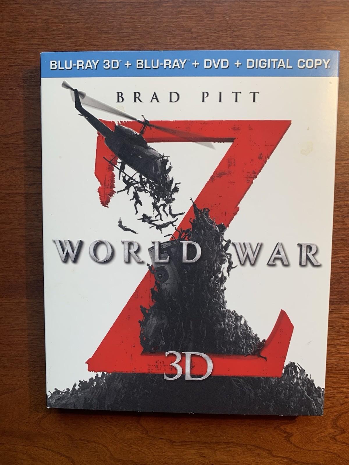 World War Z 3D Blu-ray DVD