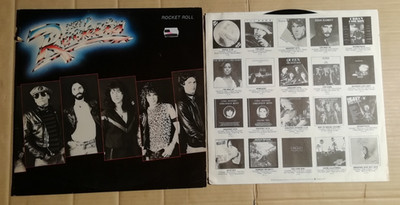 THE ROCKETS - ROCKET ROLL -  LP + OIS (stockfleckig, keine seamsplits)  US 1982
