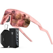 ATTCL Sports Sunglasses for Men Women: UV400 Protection Running Sunglasses Wr...