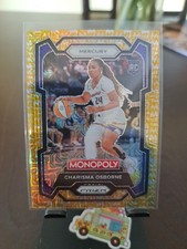 Charisma Osborne 2024 Prizm Monopoly WNBA #20 Gold Millionaire Shimmer /500