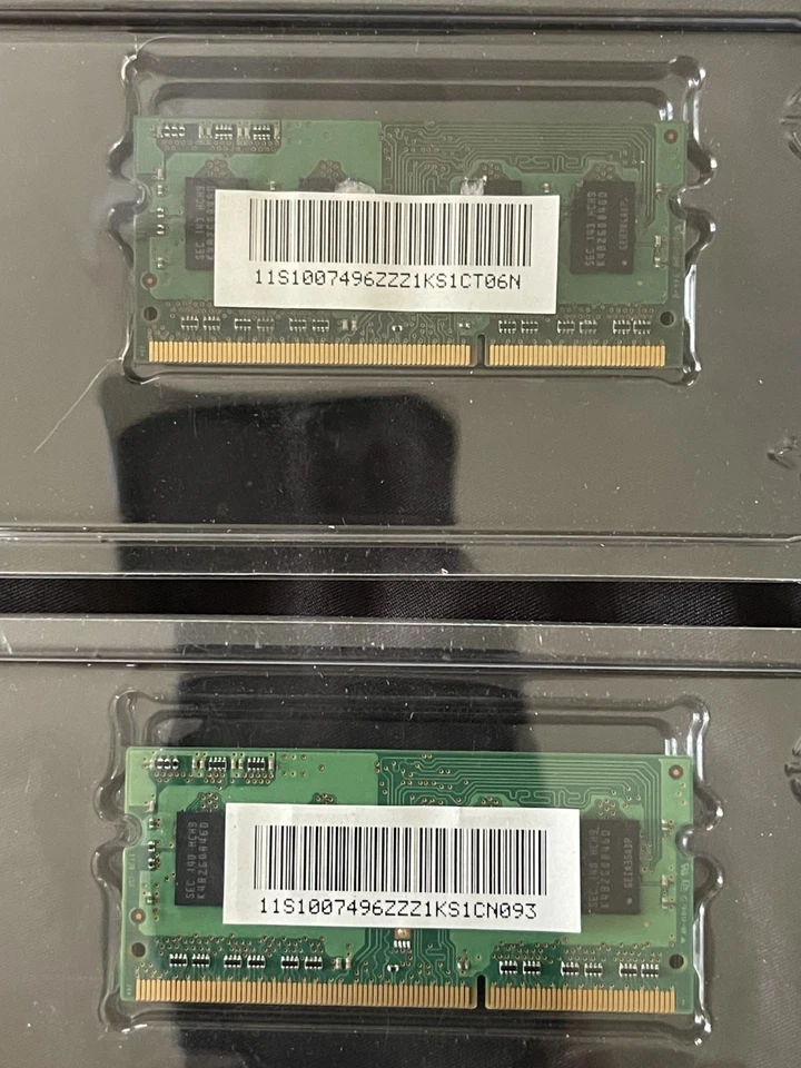 Samsung 2GB 1RX8 PC3-10600S DDR3 1333mhz 204pin Memory RAM CL9 [PACK OF 2] - Image 2 of 4