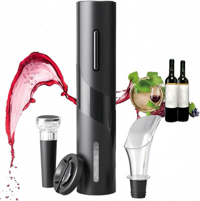 Electric Wine Bottle Opener, Easy to Use, Perfect for Home, Restaurants & Travel