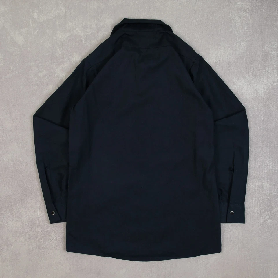 Vintage Blue Diamond Workwear Shirt S Men's Navy Blue Patch - Image 2 of 4