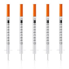 1ml/cc Syringes 30G 1/2 Inch 12.7mm Lab Syringe, 25 Pack 1ml-30g 12.7mm 25pcs