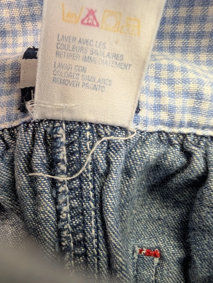 复古 Tommy Hilfiger 牛仔连体裤 - 男女通用尺寸 6-12 个月 — 第 4/4 张图片