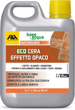 , NATURALWAX, Eco Cera Ad Effetto Opaco per Cotto, Cementine, Pietra Ed Agglomer
