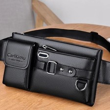 Fashion Single-Shoulder Multi-Function Large Capacity Waist Bag Men s Chest Bags