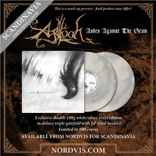 Agalloch - Ashes Against the Grain, White/Silver Marble Vinyl - Limited To 100