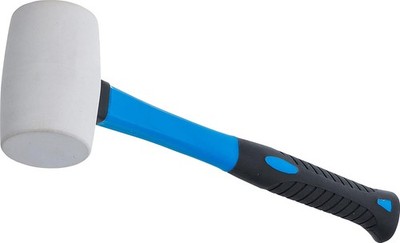 Rubber Mallet Hammer Soft Face Non Mark White Head 48mm 250g