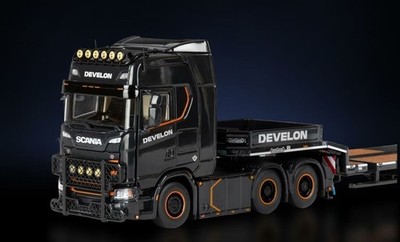 IMC 1/50 Develon Scania S Serie MCOS Tieflader 16-1029 Truck Diecast