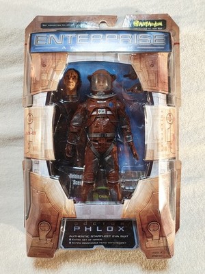 Star Trek Enterprise Away Team Phlox Art Asylum 2002 NEU & OVP Archer T'Pol Reed