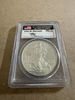2014 American Silver Eagle PCGS MS70 First Strike Mercanti Signed $1 .999
