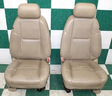 Note 13 Yukon Tan Perf Leather Heat Cool Dual Power Front Mem Bucket Seats 2x