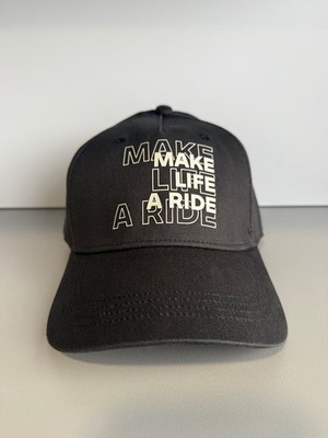 ORIGINAL BMW MOTORRAD MAKE LIFE A RIDE SCHWARZE BASEBALL KAPPE P/N 76.61.5.B67.3E0