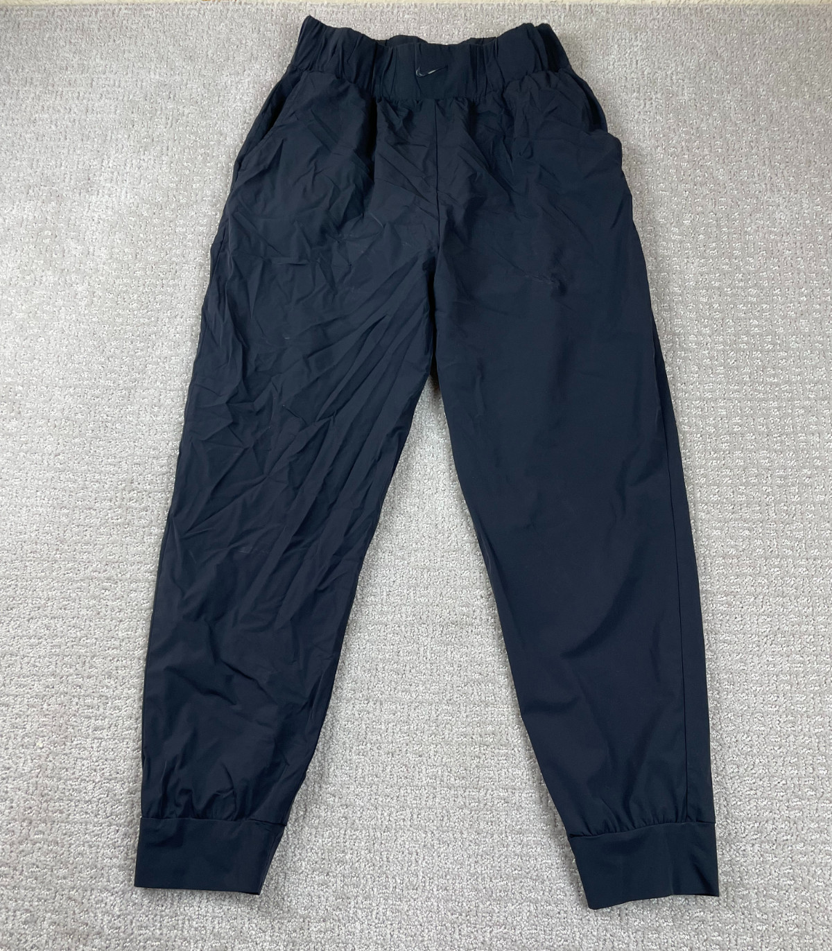 Nike Jogger Pants Womens Medium Bliss Lux Activewear Black Lightweight AQ0294