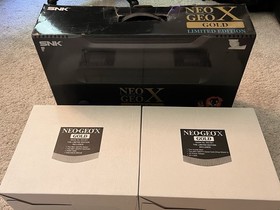SNK Neo Geo X Gold Limited Edition Console - FOR PARTS & REPAIR! WON&rsquo;T POWER ON!