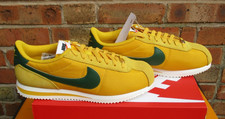 Ladies Or Mens Nike Cortez Trainers Retro Yellow & Green UK 7.5 Brand New Boxed